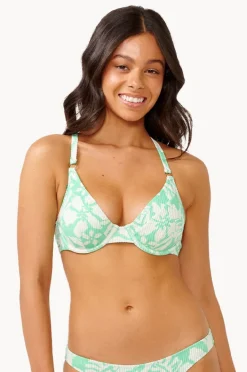 Bikini Tops|Rip Curl Sun To Sea D/DD Cup Cross Back Bra Aqua