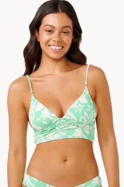 Bikini Tops|Rip Curl Sun To Sea Longline Crop Aqua