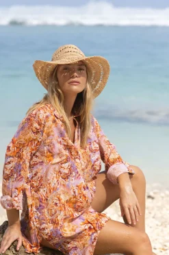 Overswim|Sunseeker Sundance Painters Shirt Peach