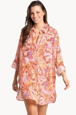 Overswim|Sunseeker Sundance Painters Shirt Peach
