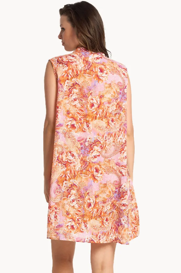 Dresses|Sunseeker Sundance Swing Button Dress Peach