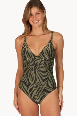 One Pieces|Baku Sunkissed D/dd Cup Underwire One Piece Olive