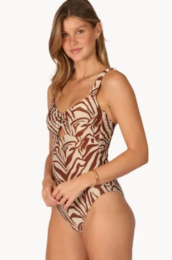 One Pieces|Baku Sunkissed Retro One Piece Rattan