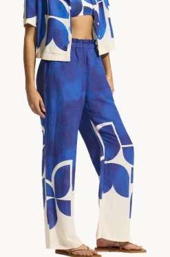 Pants|Seafolly Sunray Drawstring Pant Marine