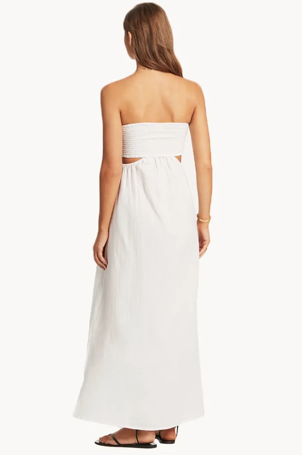 Dresses|Sea Level Sunset Bandeau Dress White