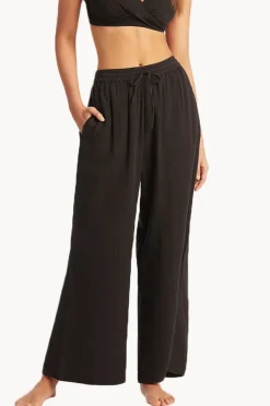 Pants|Sea Level Sunset Beach Pant Black