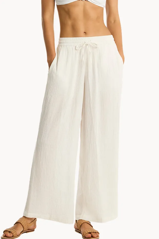 Pants|Sea Level Sunset Beach Pant White