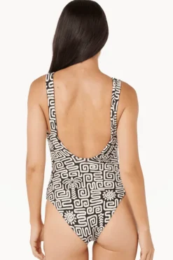 One Pieces|Rip Curl Sunset Jacquard One Piece BLACK