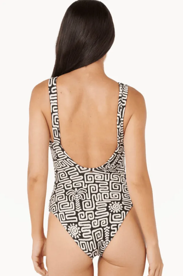One Pieces|Rip Curl Sunset Jacquard One Piece BLACK