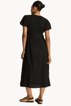 Dresses|Sea Level Sunset Maxi Daydress Black