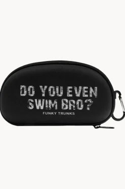 Swim Accessories|Funky Trunks Swim Bro Goggle Case Black/white