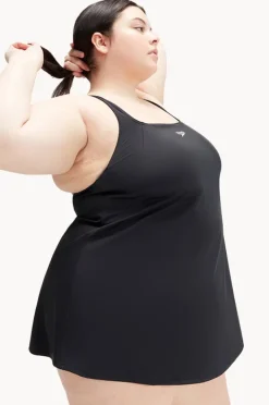 One Pieces|Speedo Swim Dress BLACK