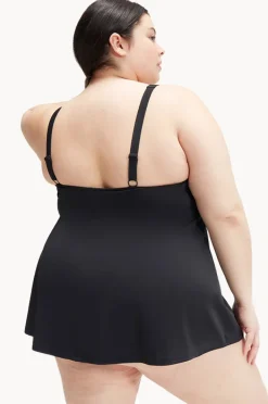 One Pieces|Speedo Swim Dress BLACK