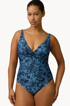 One Pieces|Monte u0026 Lou Taylor Multi Fit Twist One Piece Indigo