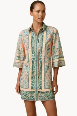 Dresses|Monte u0026 Lou Taylor Shirt Dress Pink/olive