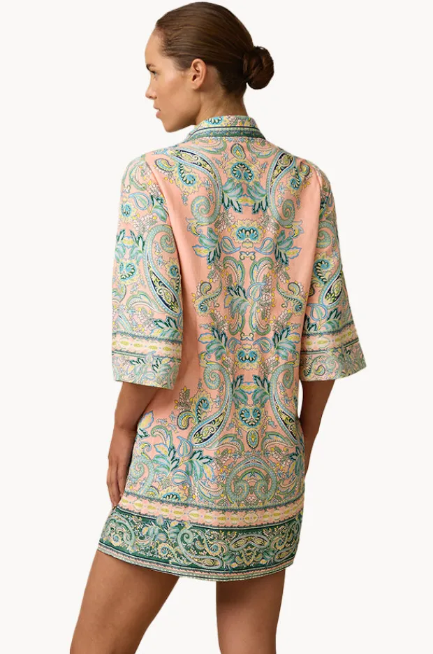 Dresses|Monte u0026 Lou Taylor Shirt Dress Pink/olive