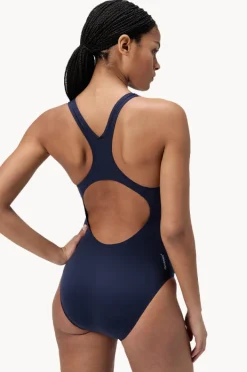 One Pieces|Speedo Tech Panel Splice Medalist One Piece Lagoon