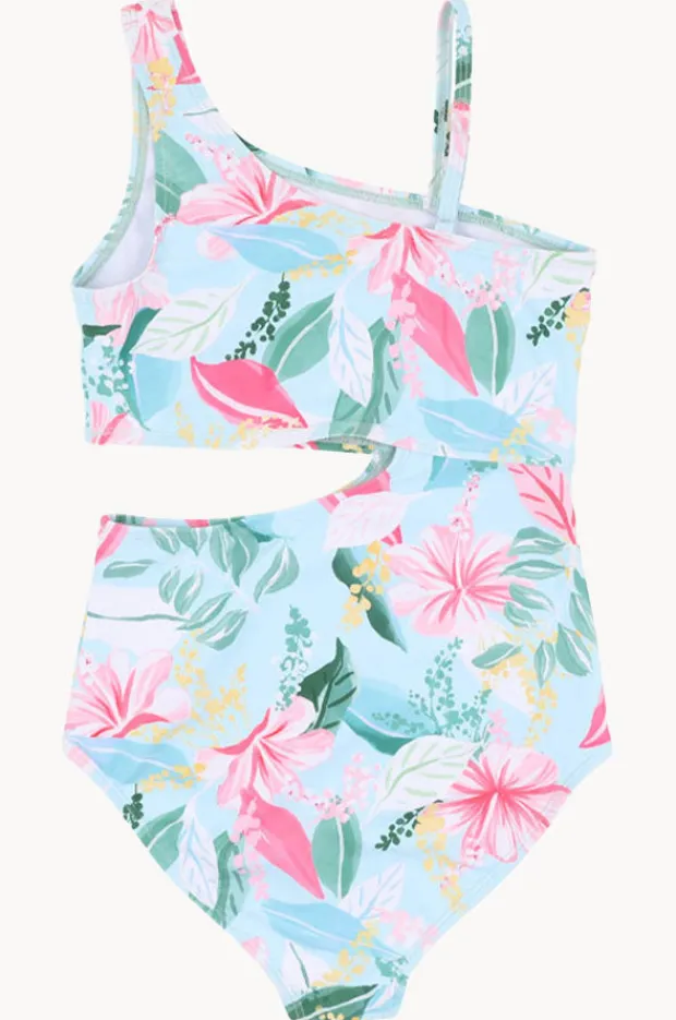 One Pieces|Minihaha Teen Girls Keely Cut Out One Piece Blue/Multi