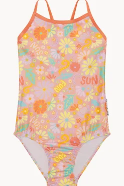 One Pieces|Babes In The Shade Teen Girls Sunny Girl One Piece Orange/pink