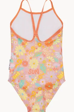 One Pieces|Babes In The Shade Teen Girls Sunny Girl One Piece Orange/pink