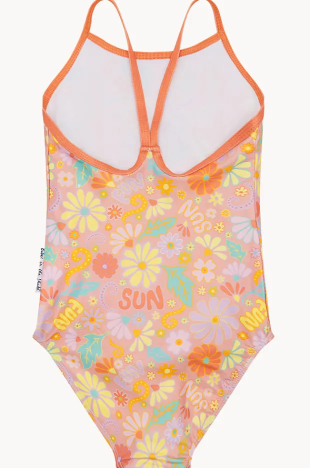 One Pieces|Babes In The Shade Teen Girls Sunny Girl One Piece Orange/pink