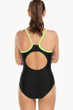 One Pieces|Speedo Thinstrap Muscleback One Piece Black/blue