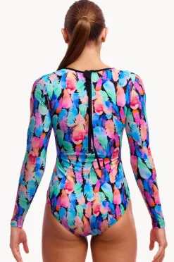 Rashies & Sunsuits|Funkita Tickle Torture Love Cover Sunsuit Black/multi
