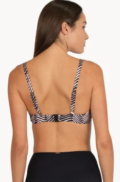 Bikini Tops|Baku Tidal Wave D/E Cup Underwire Bra Tidal wave black/tan