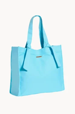 Beach Bags|Bags|Seafolly Tie Strap Tote Bag Atoll Blue