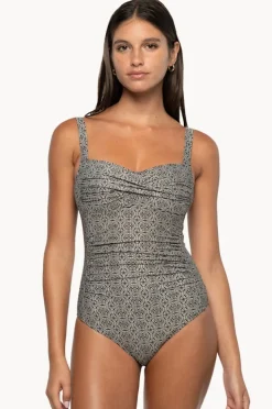 One Pieces|Nip Tuck Tintilating Tile Joanne One Piece Black