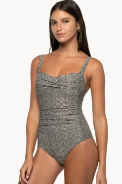 One Pieces|Nip Tuck Tintilating Tile Joanne One Piece Black