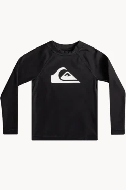 Rashies & Sunsuits|Quiksilver Toddler Boys Heater Suntop BLACK