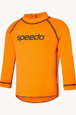 Rashies & Sunsuits|Speedo Toddler Boys Long Sleeve Sun Top Fluro Orange