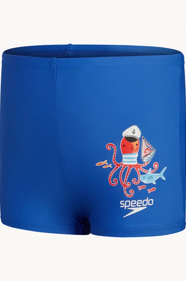 Trunks|Speedo Toddler Boys Placement Aquashort Cobalt