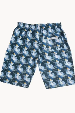 Boardshorts|Babes In The Shade Toddler Summer Fun Boardshort Blue/yellow