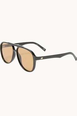 Sunglasses|Sunglasses|Le Specs Tragic Magic Sunglasses BLACK