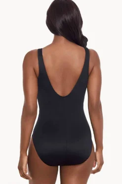 One Pieces|Miraclesuit Tribal Tigress Charmer One Piece Black/Brown