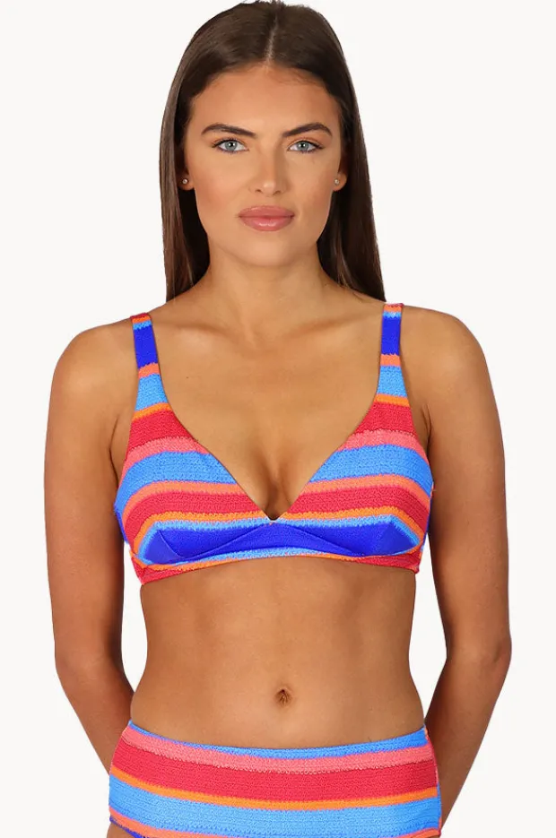Bikini Tops|Baku Trinidad C/D Cup Longline Bralette Azure