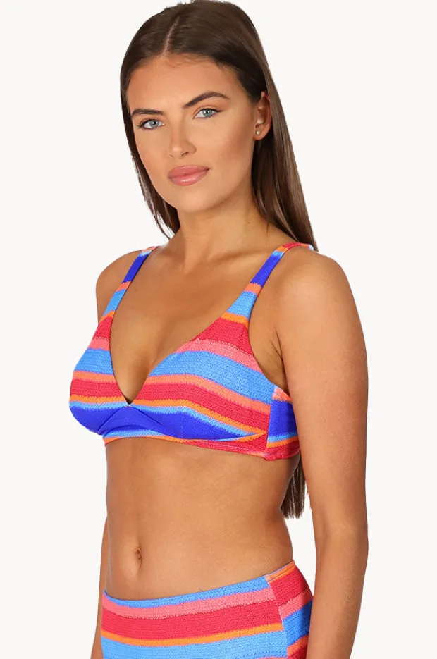 Bikini Tops|Baku Trinidad C/D Cup Longline Bralette Azure