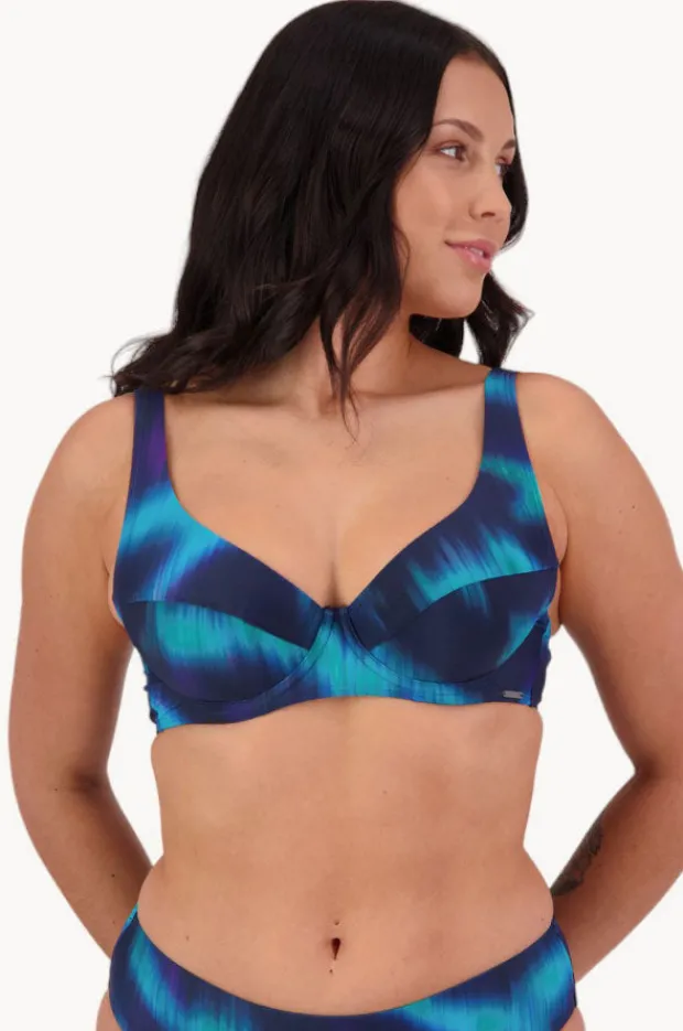 Bikini Tops|Moontide Tromso DD/E Cup Longline Bra NAVY/BLUE