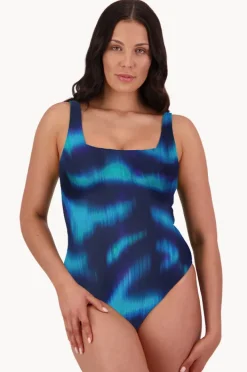 One Pieces|Moontide Tromso DD/E Cup Square Neck One Piece NAVY/BLUE