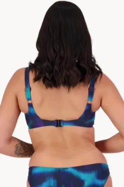 Bikini Tops|Moontide Tromso F/G Cup Square Neck Bra Navy/blue