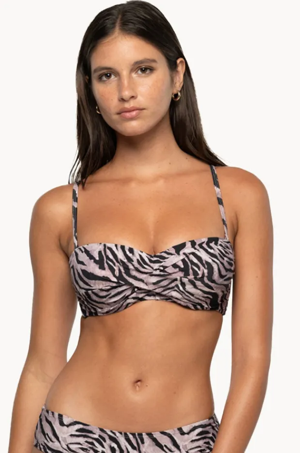 Bikini Tops|Nip Tuck Tuamotu Jacinta D/DD Bandeau Animal