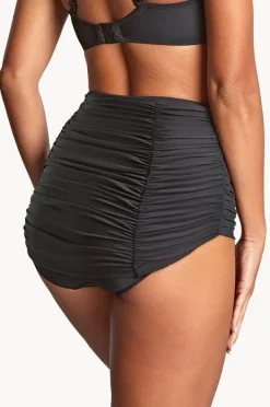 Bottoms|Panache Tulle High Waist Brief Black