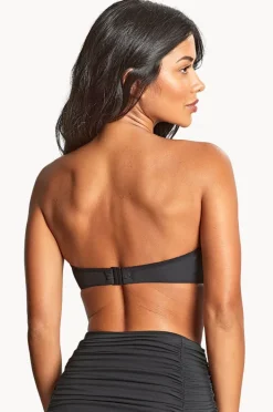 Bikini Tops|Panache Tulle Margot G Cup Bandeau BLACK