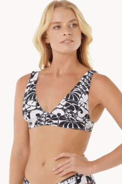 Bikini Tops|Rip Curl TY Williams Deep V Top Washed Black