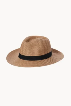Headwear|Headwear|Rigon Unisex Apache Adjustable Braided Fedora Caramel