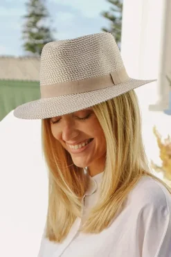 Headwear|Headwear|Rigon Unisex Lionel Adjustable Trilby Hat Caramel