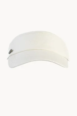 Headwear|Headwear|Sundaise Unisex Washed Visor Ivory