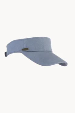 Headwear|Headwear|Sundaise Unisex Washed Visor Blue